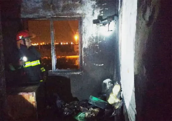 Se registró un incendio en Parque Belgrano