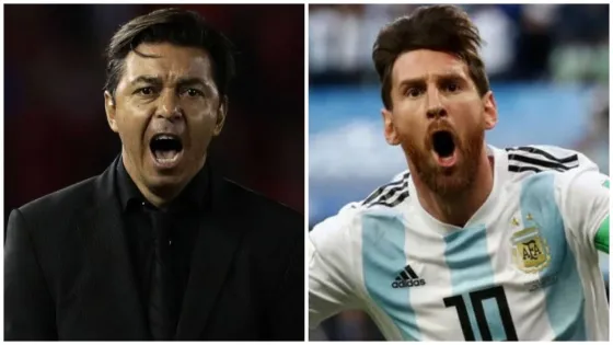 Gallardo: "Me gustaría dirigir a Messi”