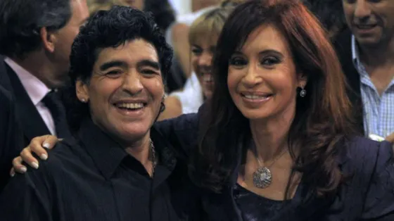 Maradona envió su mensaje de apoyo a  Alberto Fernández y Cristina Kirchner