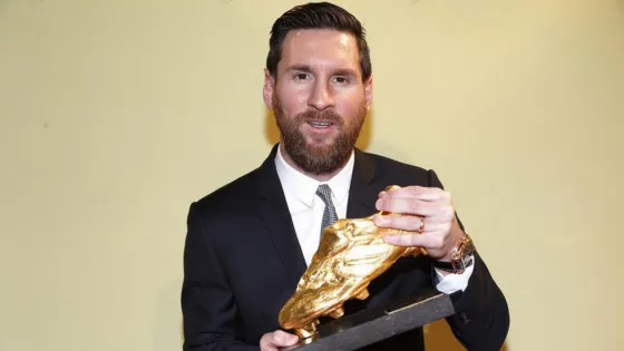 Messi nuevamente ganó la Bota de Oro