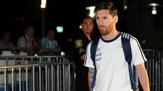 Lionel Messi llegó a Argentina