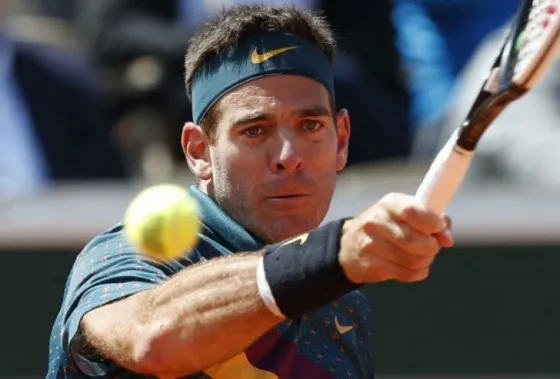 Juan Martín del Potro avanza en Roland Garros