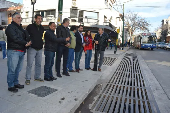 Castillo destacó la calidad de las obras en el microcentro
