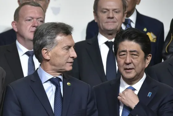 Macri arribó a Japón y se reunió con el primer ministro Shinzo Abe