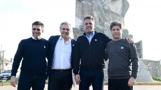 Alberto Fernández, Kicillof y Massa ya se muestran juntos