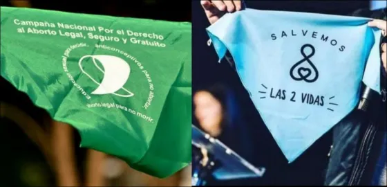 La Justicia habilitó pañuelos verdes y celestes en las boletas para las elecciones