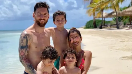 Messi compartió una foto de sus vacaciones y sorprendió con un detalle