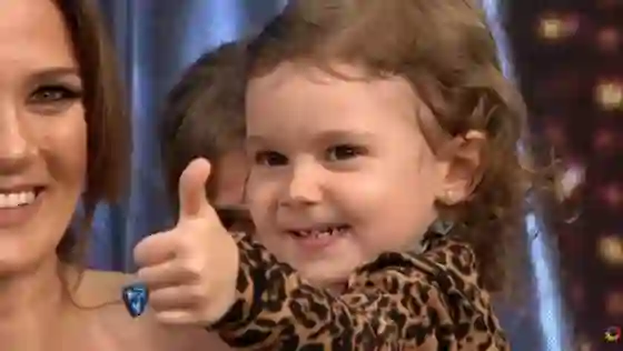 La foto mas tierna de Paula Chaves y Olivia