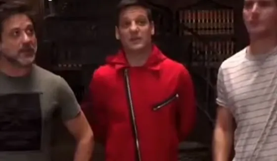 Rodrigo de la Serna criticó a Macri en una promoción de La Casa de Papel 3