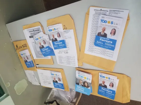 Detienen a una fiscal por poner votos truchos de la fórmula Fernández – Fernández