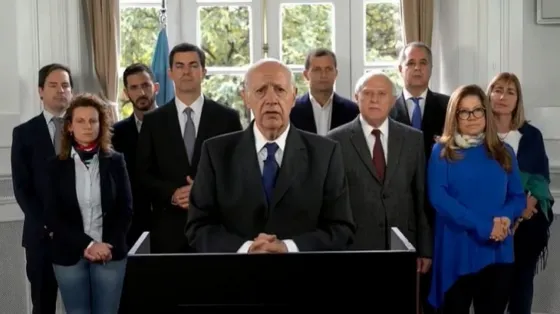 Lavagna suspende su campaña Presidencial y pide que el resto haga lo mismo