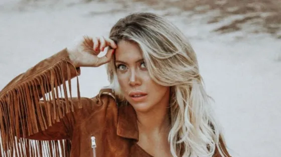 Wanda Nara y una foto que alborotó las redes