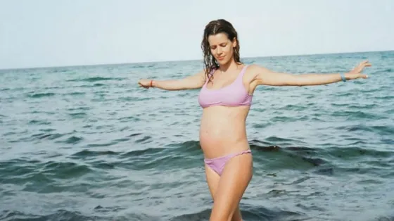 Violeta Urtizberea mostró su panza a días de dar a luz