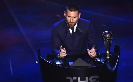 Messi se quedó con el premio The Best