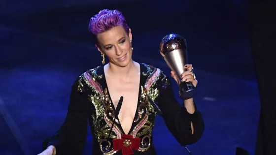 Megan Rapinoe es la ganadora del premio FIFA The Best 