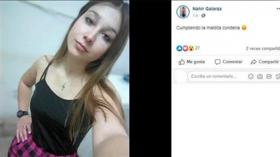 Nahir Galarza compartió fotos en las redes desde la cárcel