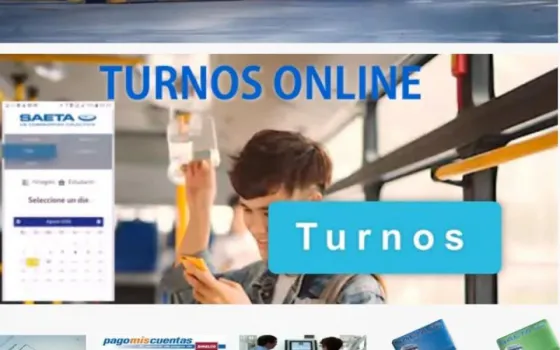 Atención: Desde mañana SAETA atenderá con turnos online