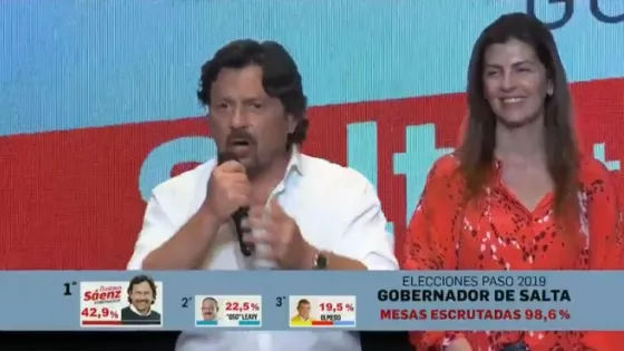 Sáenz: "Si me eligen gobernador voy a trabajar con el presidente que sea”