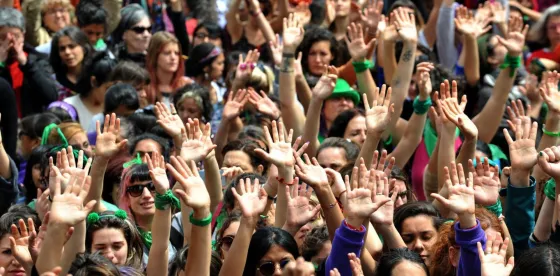 Una multitudinaria marcha cerró el Encuentro de Mujeres