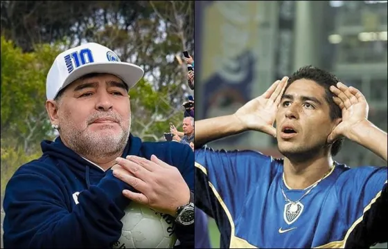 Tremendo mensaje de Maradona a Riquelme