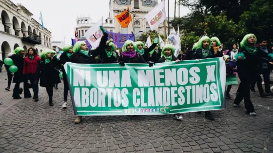 Salteñas se manifiestan para exigir la adhesión al protocolo del aborto