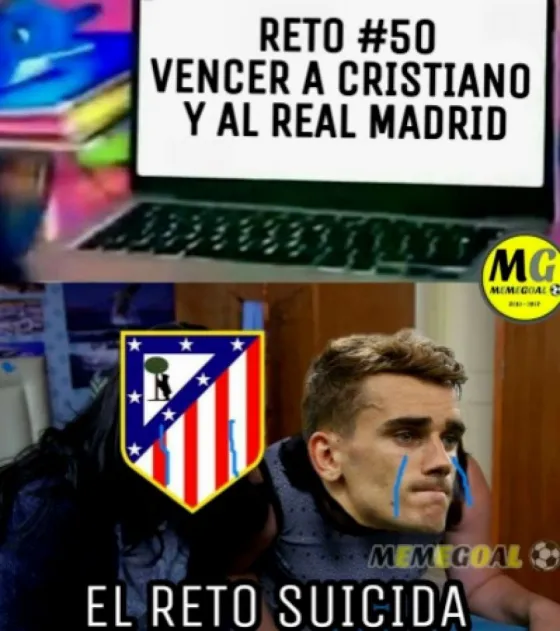 ¡No te lo pierdas! Los mejores memes del partido entre Atlético y Real Madrid