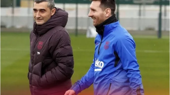 El mensaje de Messi tras la salida de Valverde del Barcelona