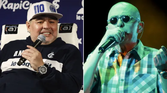 El “maravilloso” regalo del Indio Solari a Diego Maradona