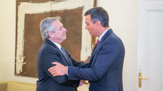 Alberto Fernández se reunió con el Presidente de España