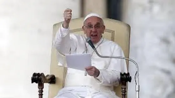 El papa denuncia delincuentes
