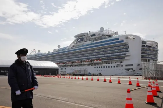 Mejora el argentino con coronavirus en el Diamond Princess