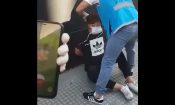 Video: Violó la cuarentena para jugar al Pokemón Go