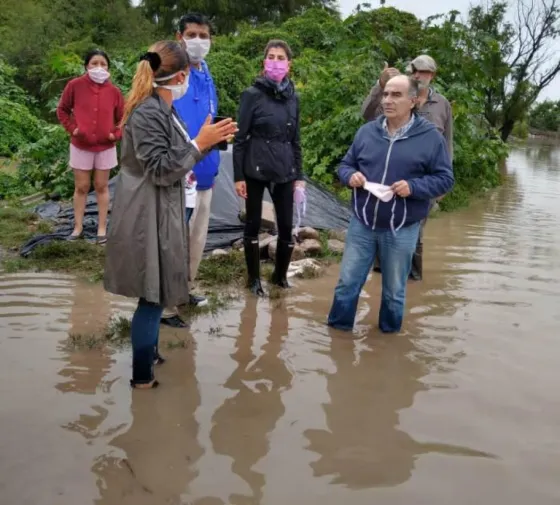 Hay familias evacuadas en la zona norte de la capital salteña