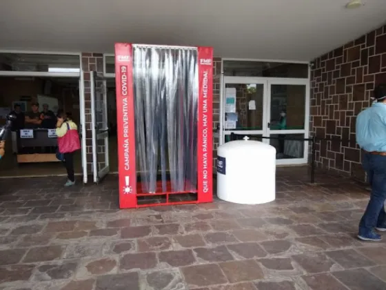 El hospital San Bernardo propone una nueva modalidad de desinfección