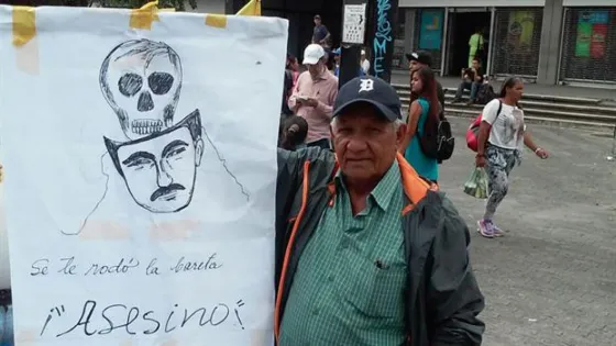#Venezuela La policía reprimió “la marcha de los abuelos”