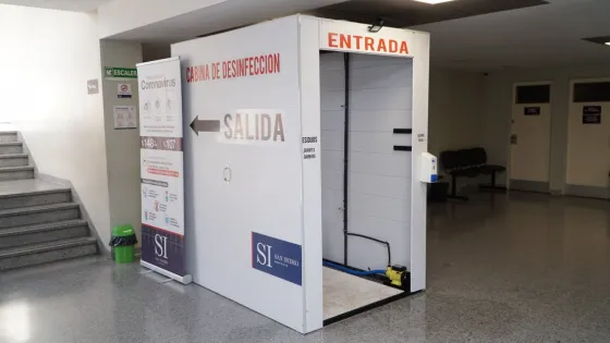 Las cabinas de desinfección pulverizan productos prohibidos por la ANMAT