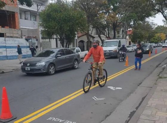 Avanzan los trabajos para alcanzar 22 kilómetros de bicisendas y ciclovías