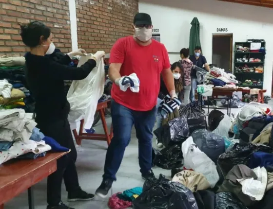 Operativo Invierno: se reciben donaciones de ropa de abrigo y de cama