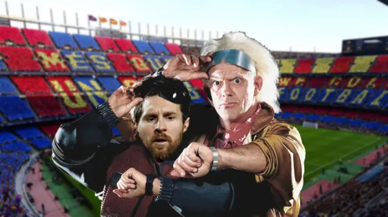 Messi,  ¿viajero del tiempo?