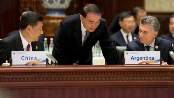 Macri reunido con empresario chinos para definir inversiones. Foto: DyN