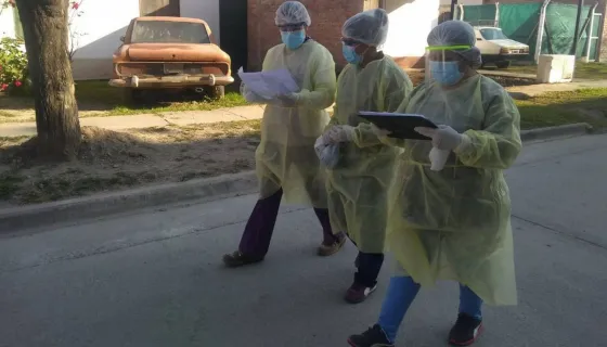 Inició el operativo para buscar posibles casos COVID-19 en diferentes barrios