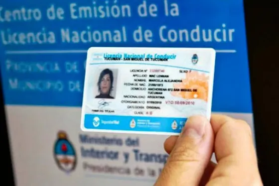 Licencias de conducir: rige una prórroga de 180 días para el vencimiento