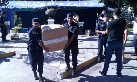 Policía de la provincia de Salta. Foto: Victor Aravena.