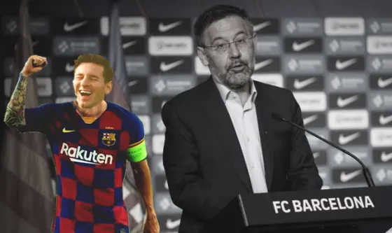 "Lio" gigante en el Barça: Renunció su presidente, Josep Bartomeu