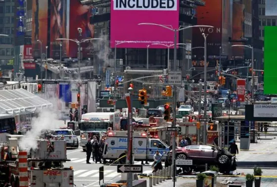 Times Square:  un hombre embistió por tres cuadras a todos los peatones