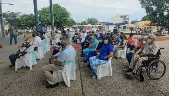 Se inauguró el paseo de "Los héroes de la salud" en Orán