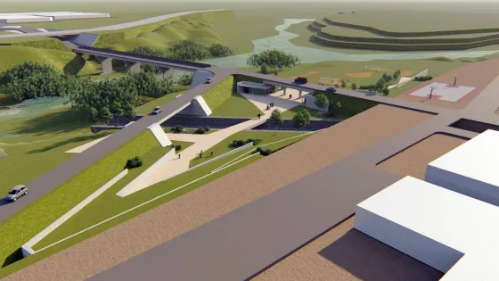 La Municipalidad construirá un nuevo puente sobre el río Arenales