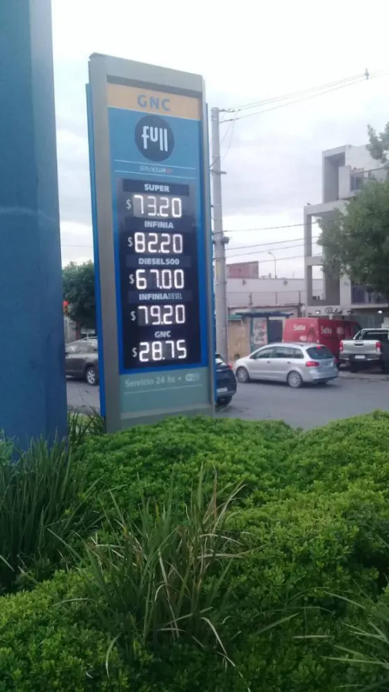 YPF aumentó los precios de sus combustibles un 4,5% promedio en todo el país