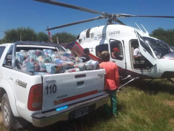 El Gobierno brindó contención alimentaria a comunidades aisladas