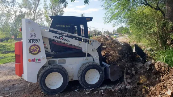 Retiraron 160 toneladas residuos de las vías de calle Pachi Gorriti